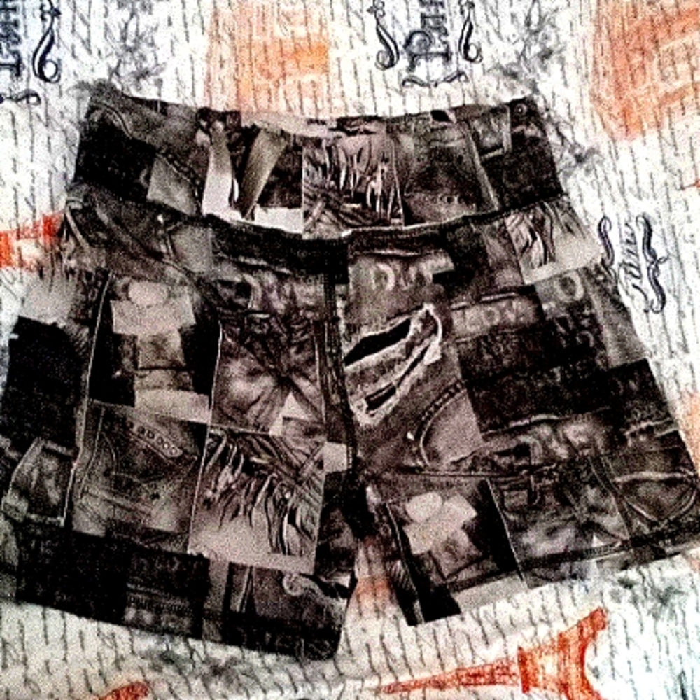 Black and White shorts